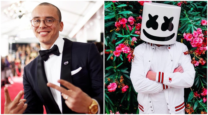 Рэпер Logic и саундпродюсер Marshmello​Фото: соцсети