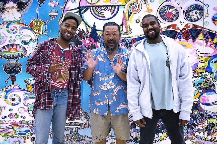 Кид Кади, Такаси Мураками и Канье Уэст​Фото: Instagram