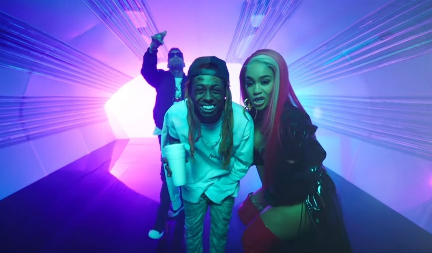 Лил Уэйн, Saweetie, Kid Ink​Фото: кадр из видео