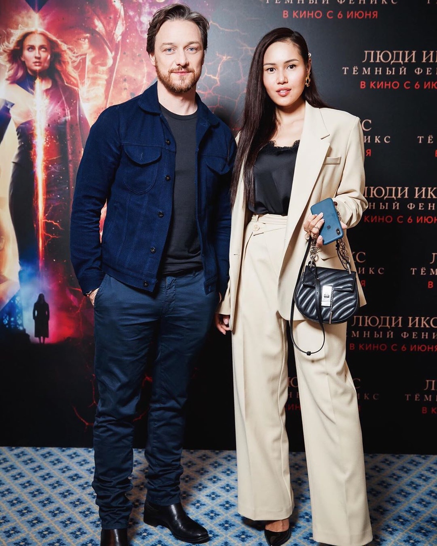 НАZИМА с Джеймсом МакЭвоем​Фото: Instagram