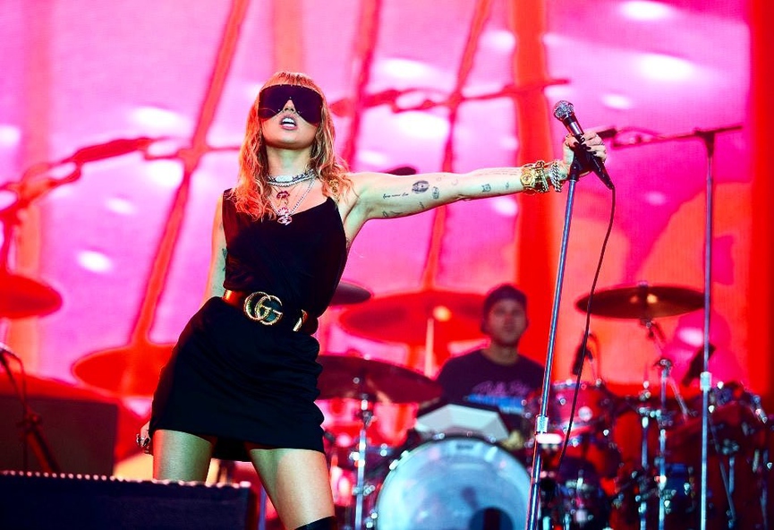 Майли Сайрус на фесте BBC Radio 1 Big Weekend​Фото: Instagram