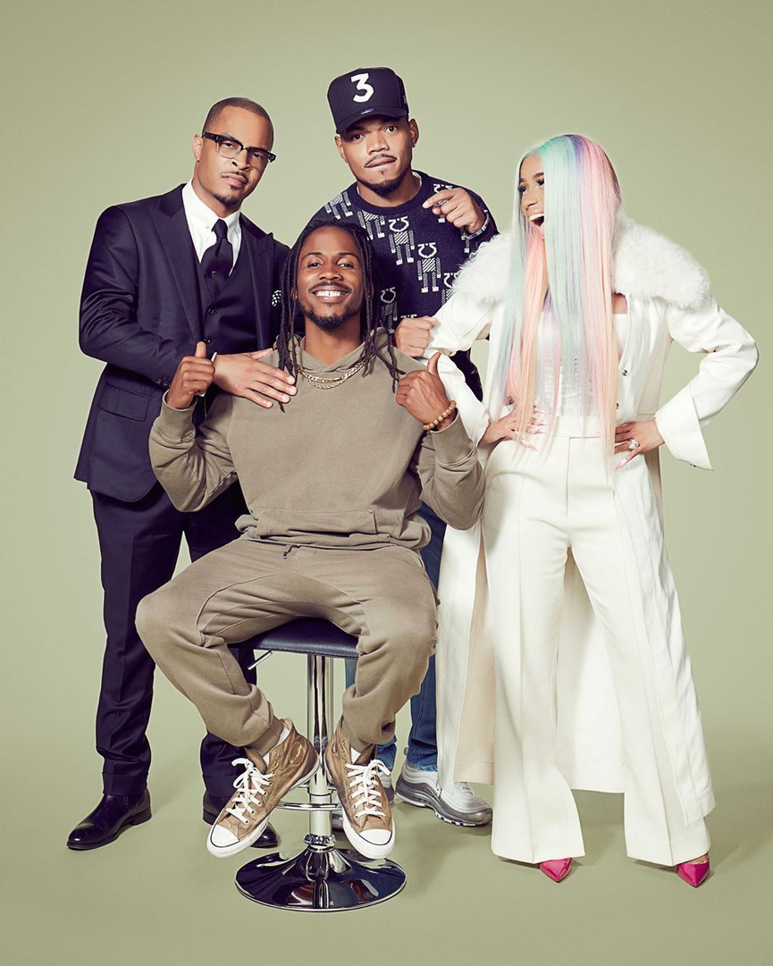 T.I., Chance The Rapper, Карди Би и победитель D SmokeФото: Instagram