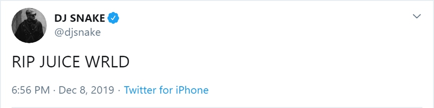 Дрейк, Холзи, Lil Nas X, Билли Айлиш и другие звёзды попрощались с Juice WRLD