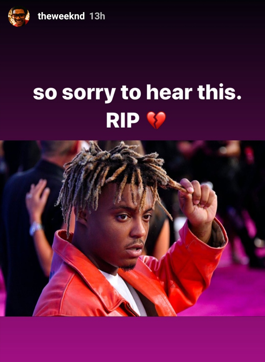 Дрейк, Холзи, Lil Nas X, Билли Айлиш и другие звёзды попрощались с Juice WRLD