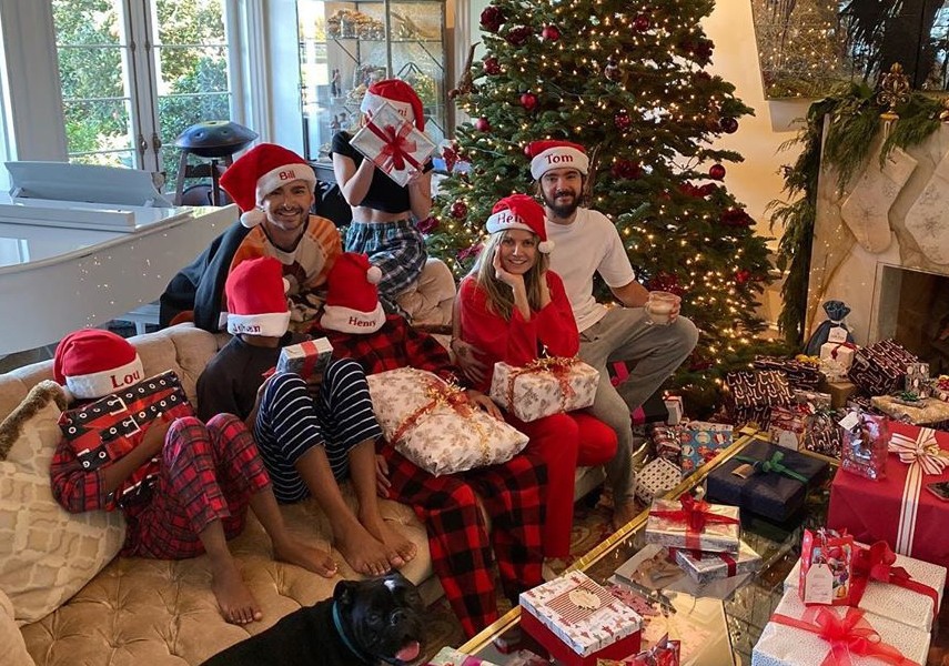 Пижамная вечеринка в доме Хайди Клум и Тома КаулитцаФото: Instagram 