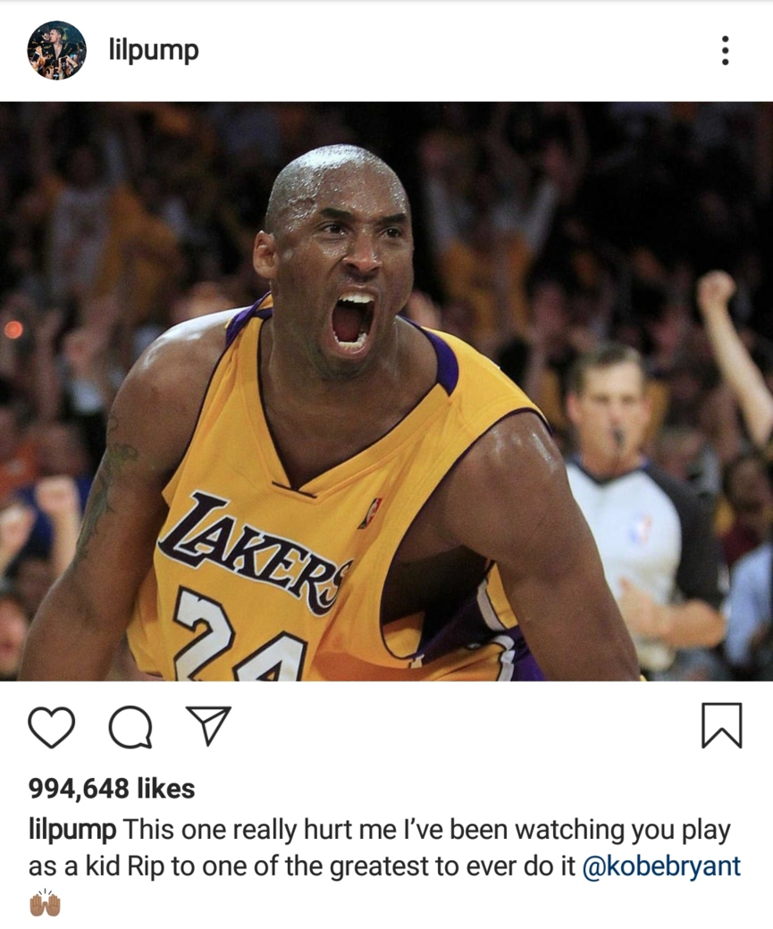 Дрейк, Тейлор Свифт, Канье Уэст, Feduk, Леван Горозия и другие звёзды попрощались с Коби Брайантом