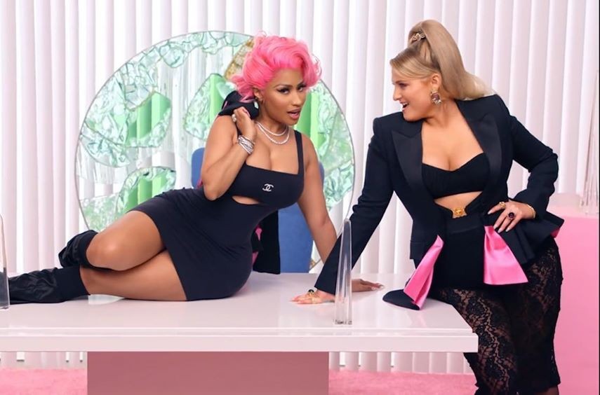 Ники Минаж и Меган Трейнор Фото: кадр из клипа 