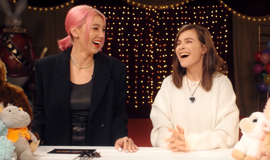 Настя Ивлеева и Елена ТемниковаФото: кадр из видео