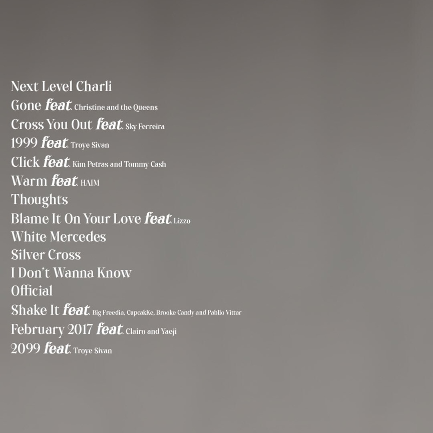 Треклист альбома «Charli»