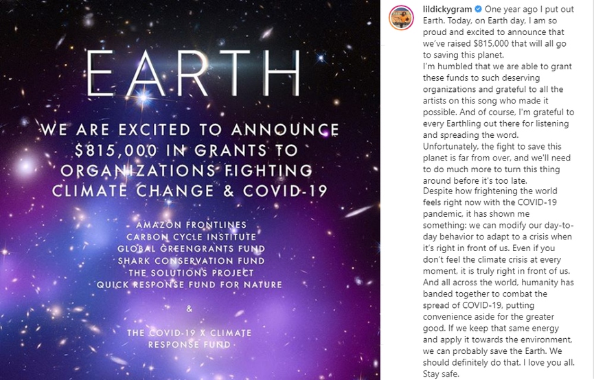 Как Холзи, Билли Айлиш, Камила Кабейо, Дипло и другие артисты отметили День Земли