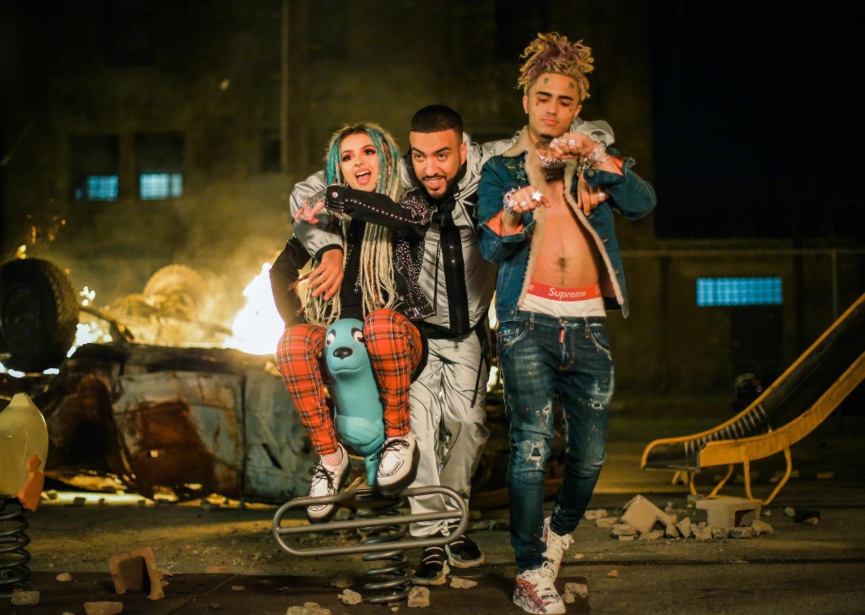 Жавайя Уорд, French Montana и Lil Pump​Фото: кадр из видео