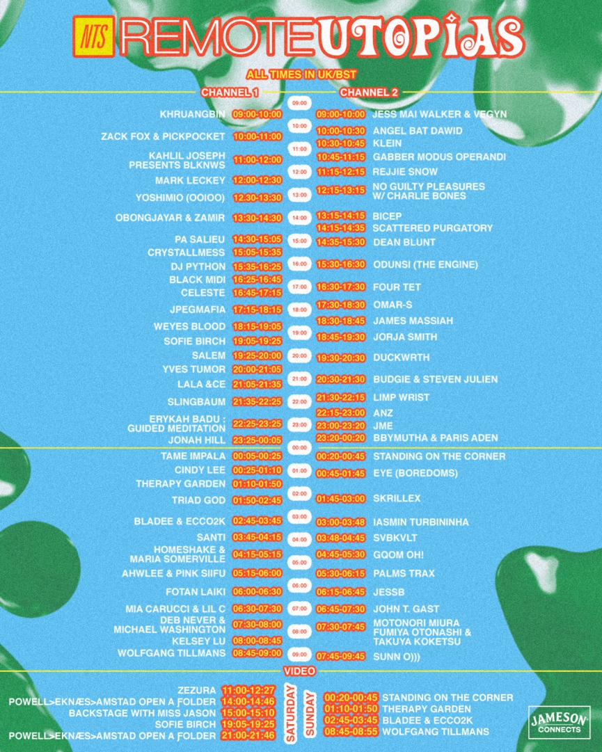 Тайминг Remote UtopiasФото: NTS