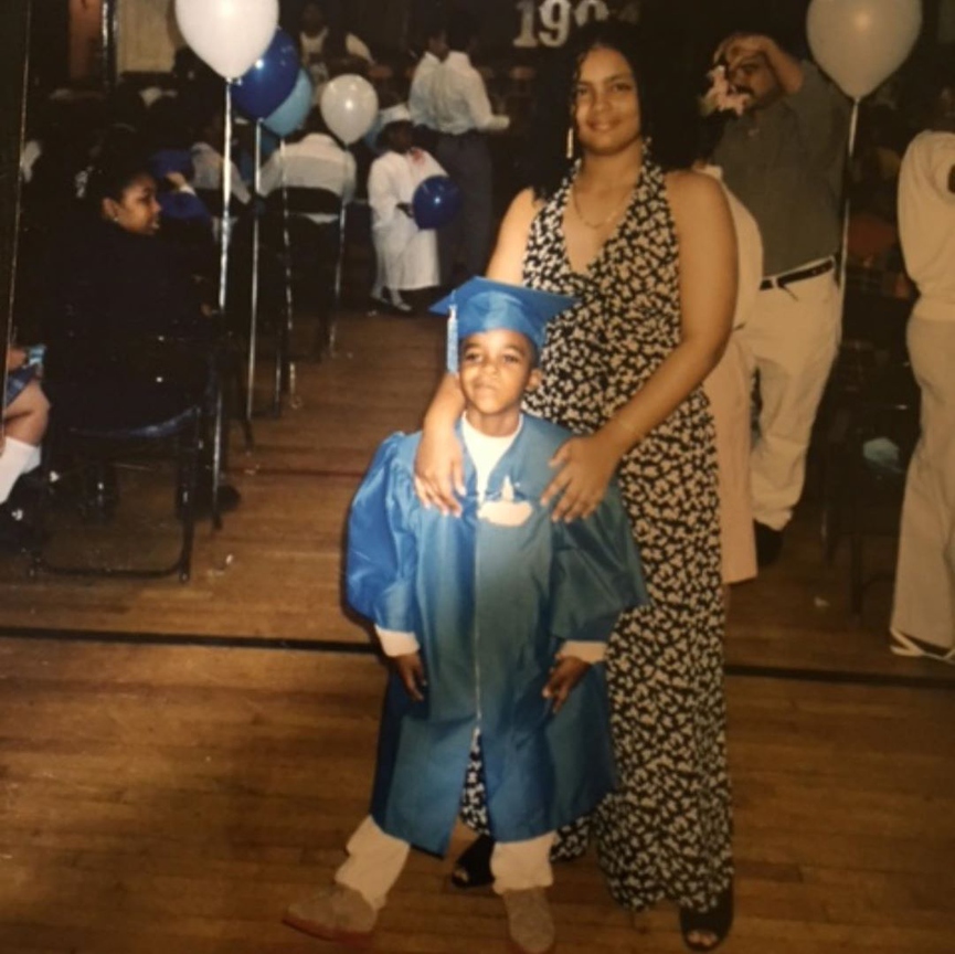 Маленький ASAP Ferg с мамой Фото: Instagram 