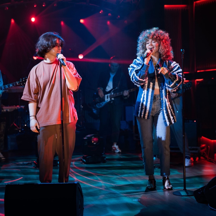 SALUKI и ANIKV на «Вечернем Урганте»Фото: VK