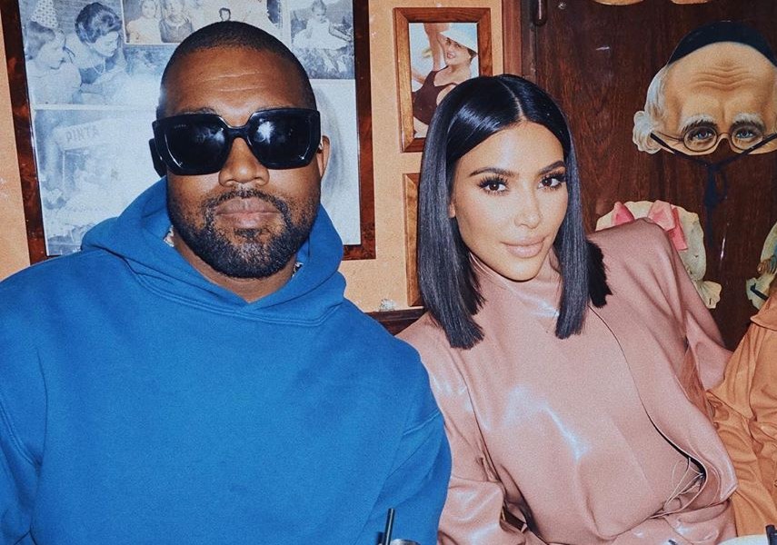 Канье Уэст и Ким Кардашьян ​Фото: Instagram 