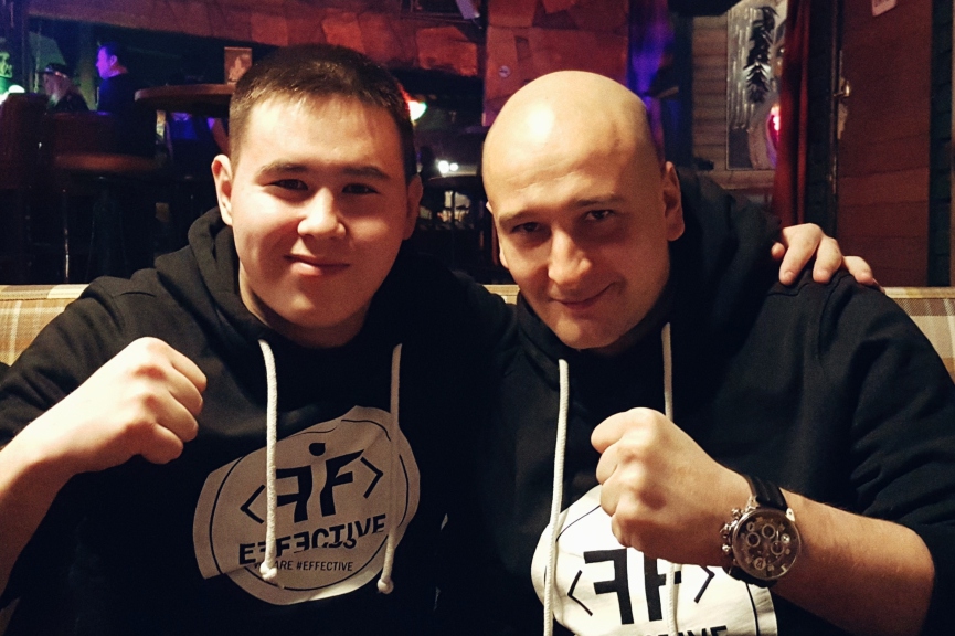Imanbek и менеджер его лейбла Effective Records​Фото: VK