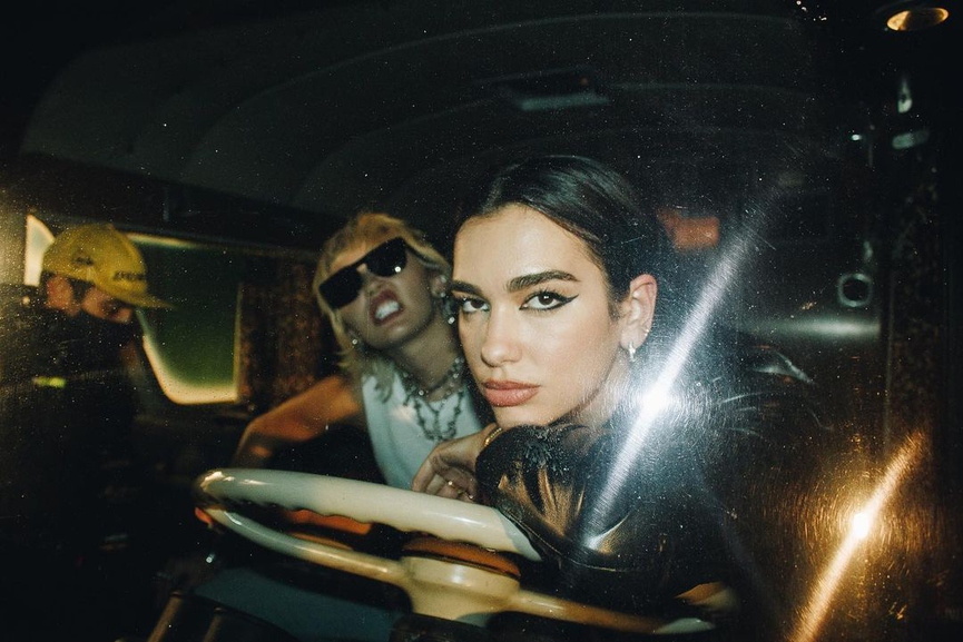 Майли Сайрус и Дуа Липа​Фото: Instagram