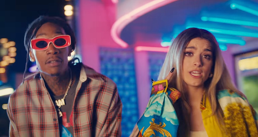 Wiz Khalifa и Дикси Д'АмелиоФото: кадр из клипа