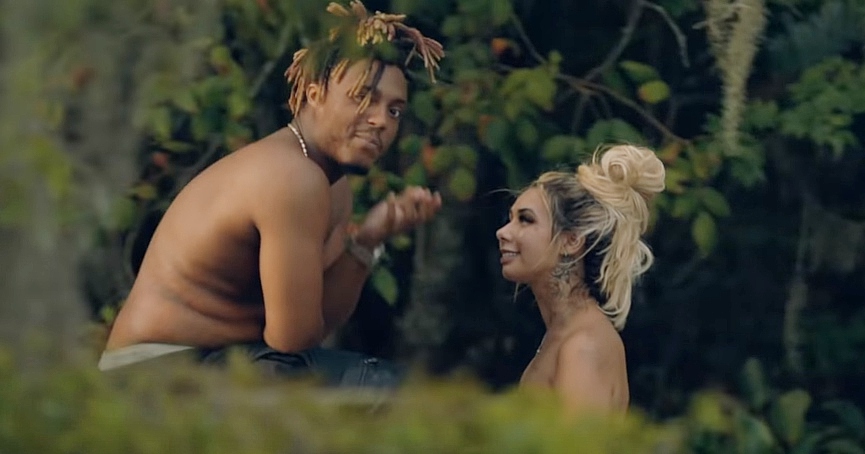 Juice WRLD снялся в клипе «Bandit» вместе со своей девушкойФото: кадр из видео
