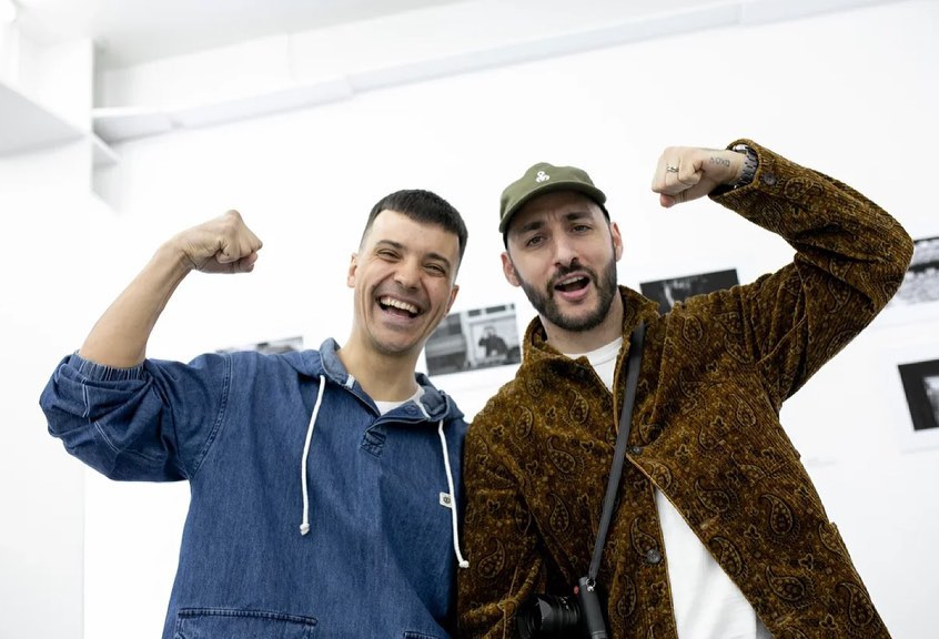 Леван Горозия и ведущий ТНТ MUSIC Глеб Болелов​Фото: Instagram