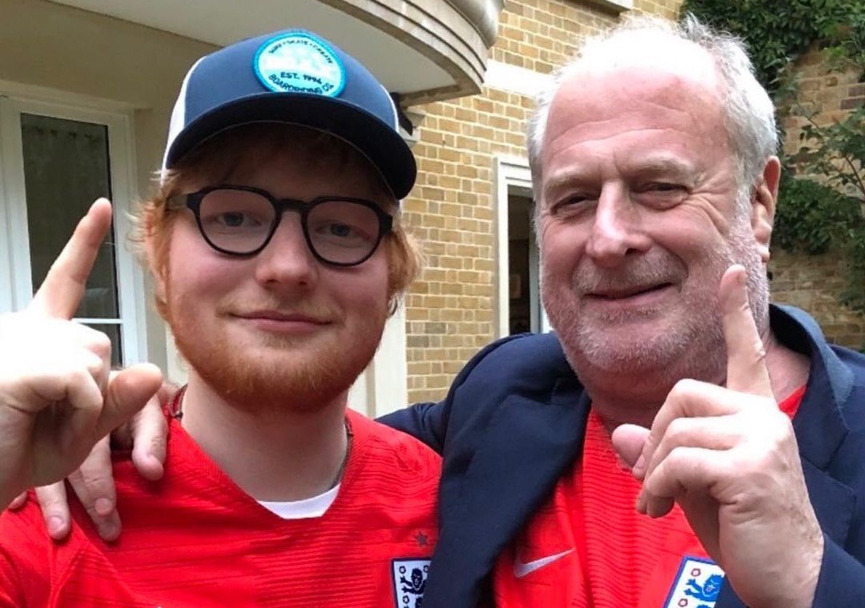 Эд Ширан и Майкл Гудински​Фото: Instagram