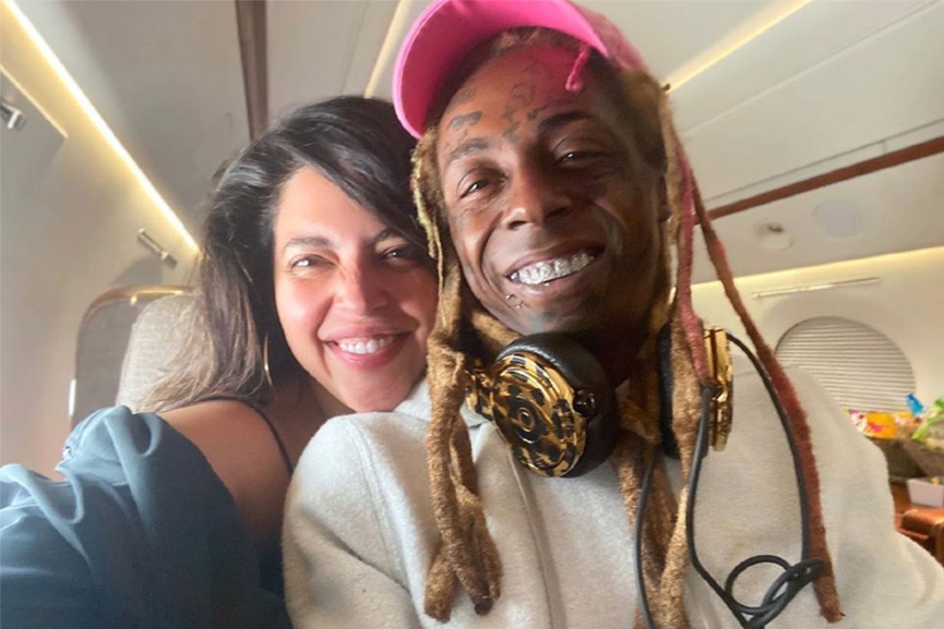 Дениз Бидот и Лил Уэйн​Фото: Instagram