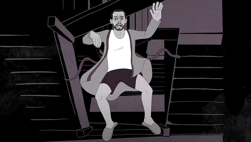 Анимированный Эминем​Фото: кадр из видео