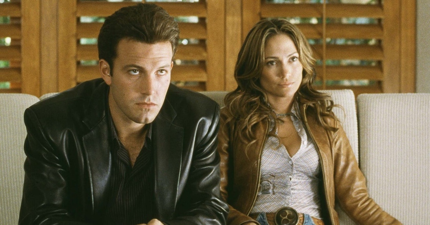 Бен Аффлек и Дженнифер ЛопесКадр из фильма «Джильи»