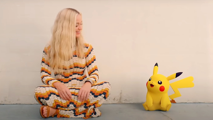 Кэти Перри и Пикачу​Фото: кадр из клипа
