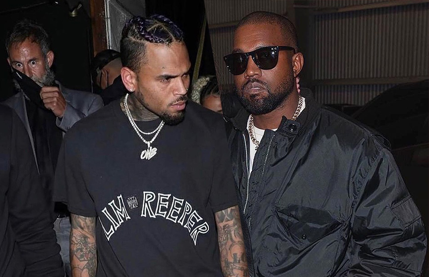 Крис Браун, Канье Уэст​Фото: Instagram