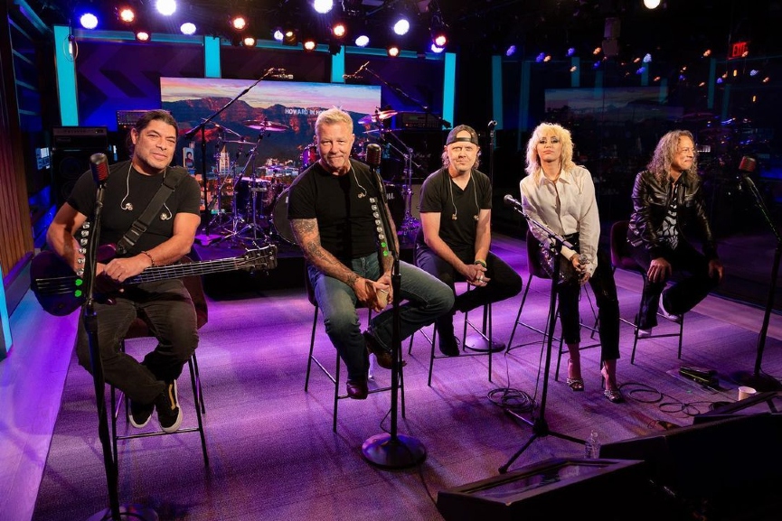 Metallica и Майли СайрусФото: Instagram