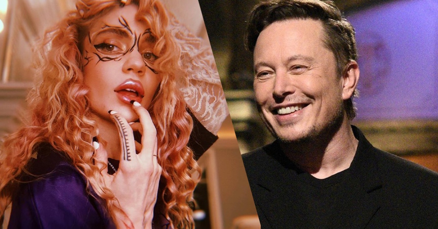 Граймс и Илон Маск​Фото: Instagram / YouTube