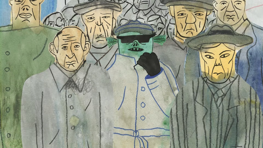 Кадр из клипа «Цунами»