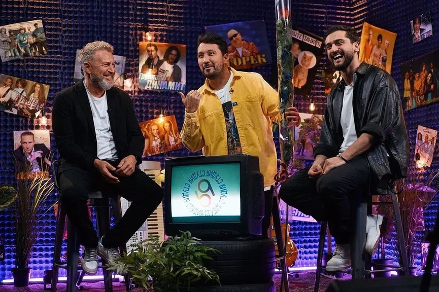 Леонид Агутин, Костя Анисимов и JONYФото: кадр из видео