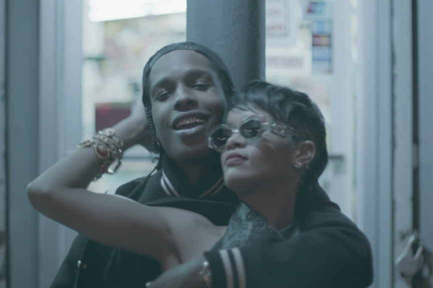 Рианна и A$AP RockyИсточник: кадр из клипа «Fashion Killa»