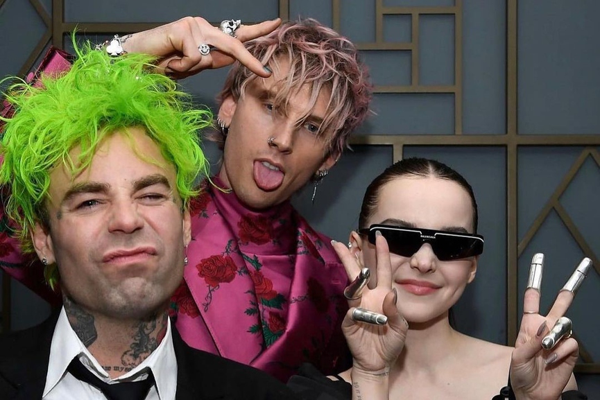 Mod Sun, Machine Gun Kelly и Дав Камерон​Фото: соцсети