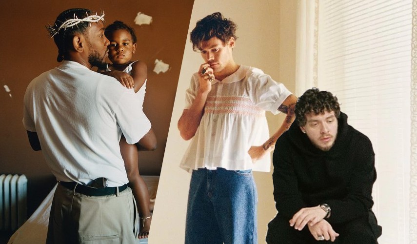 Кендрик Ламар, Гарри Стайлс и Джек Харлоу​Фото: обложки релизов
