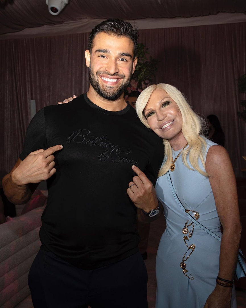 Сэм Асгари и Донателла Версаче​Фото: соцсети