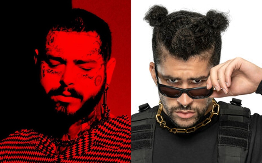 Post Malone, Bad Bunny​Фото: соцсети / Яндекс.Музыка