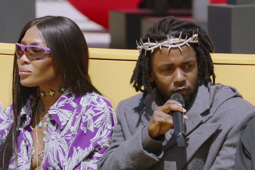 Наоми Кэмпбелл и Кендрик ЛамарКадр из видео