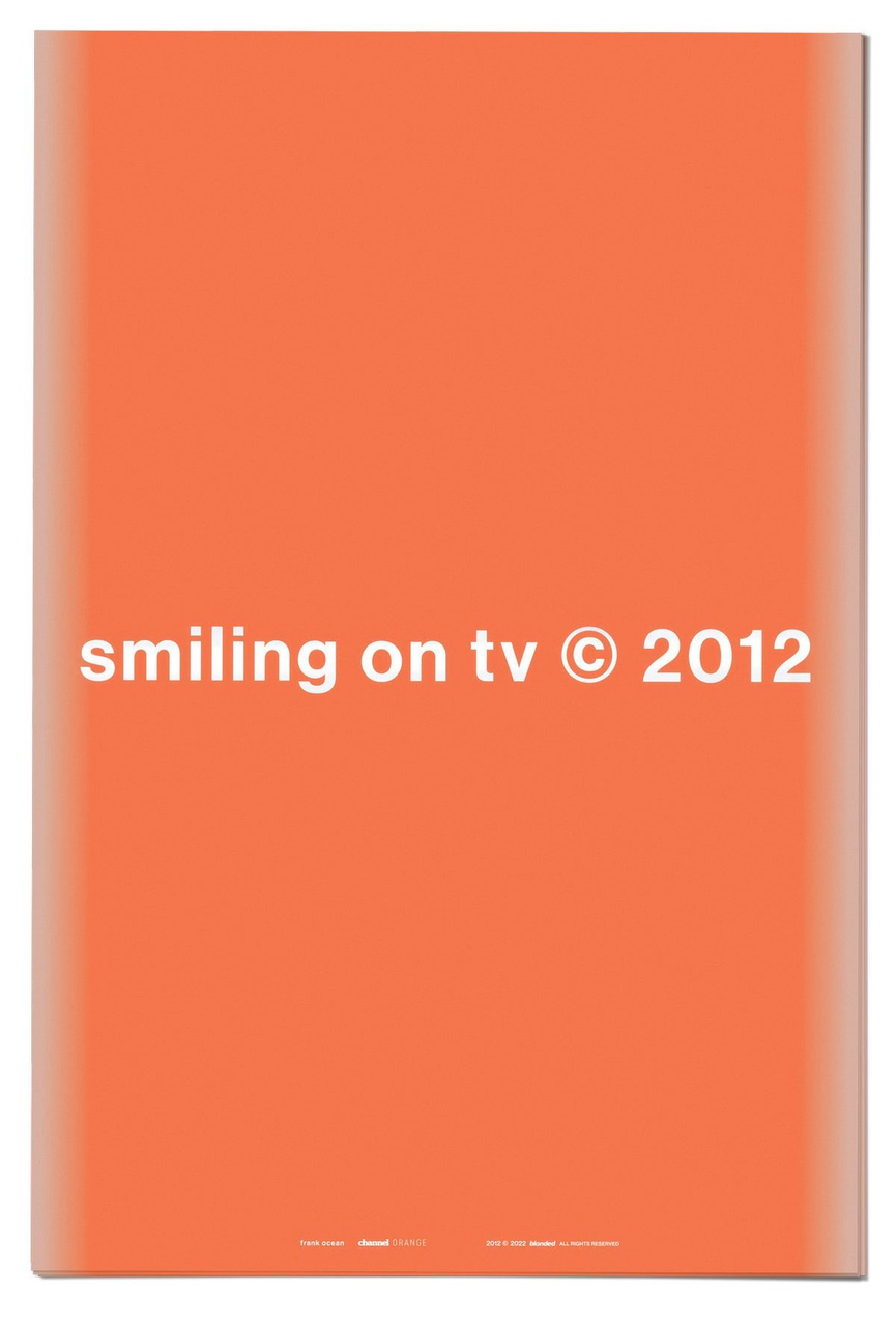 Постер Channel Orange​Фото: blonded.co