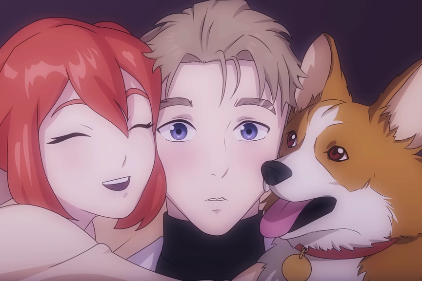 Кадр из клипа «Девочка, не плачь»