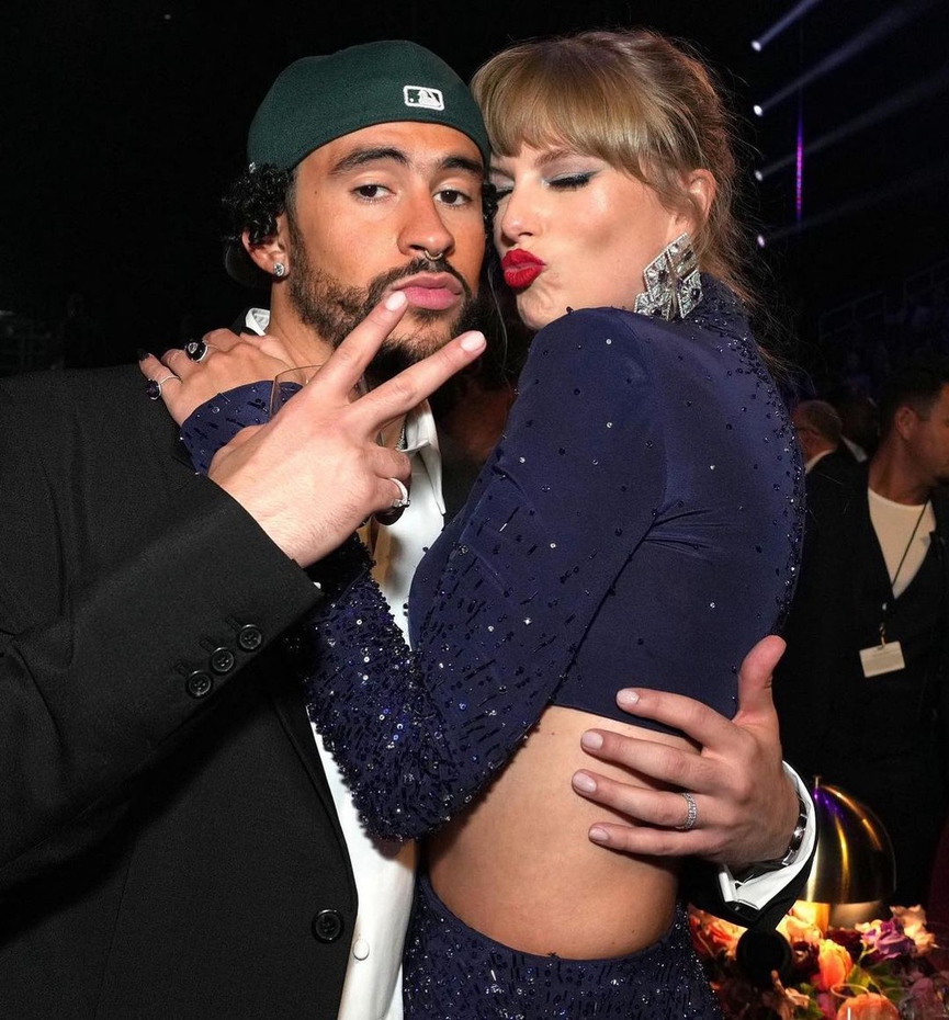 Bad Bunny и Тейлор Свифт​​Фото: соцсети «Грэмми»